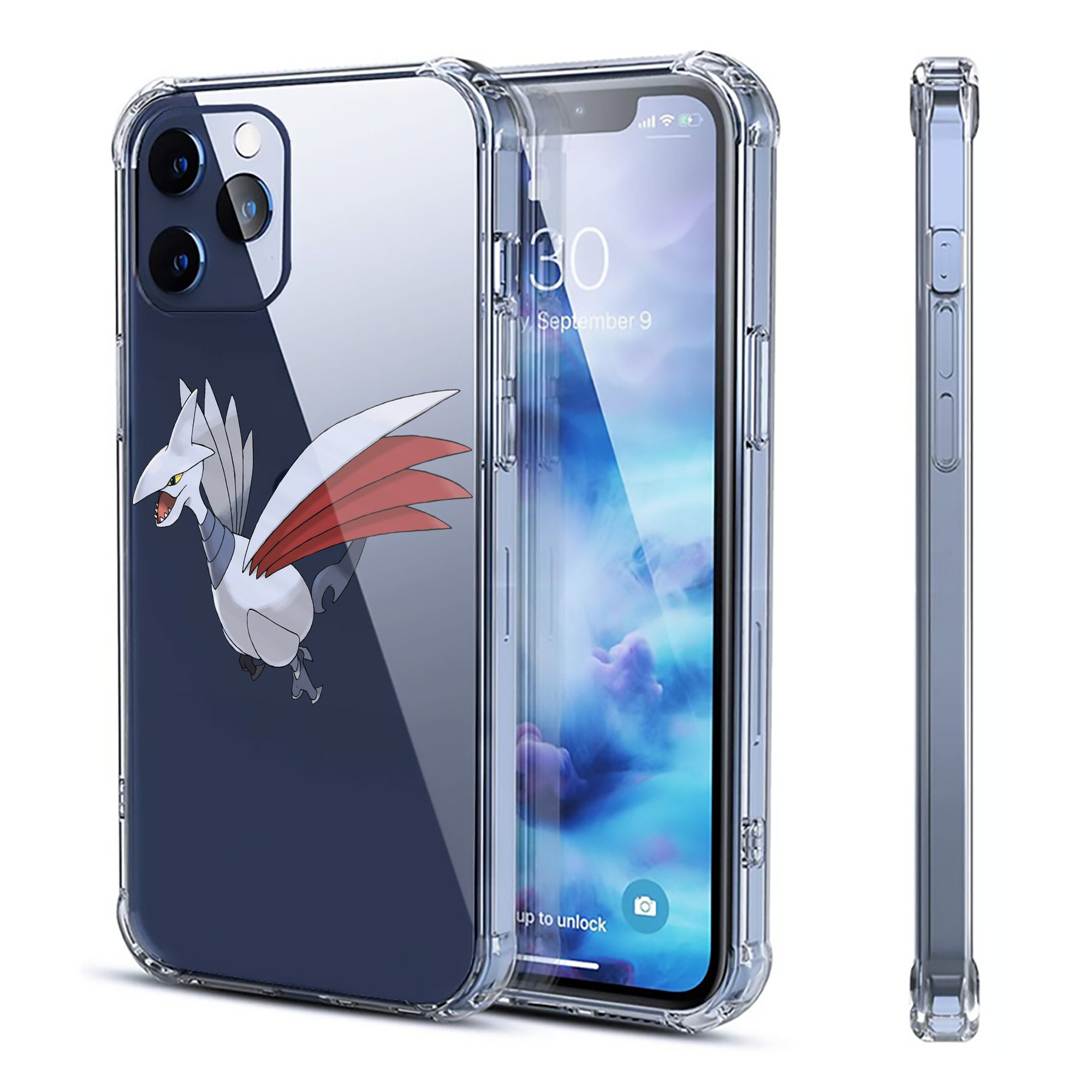 （画像用） ポケットモンスター Pokémon 【iPhone 12シリーズ対応】透明スマホケース（クリアソフトケース）
